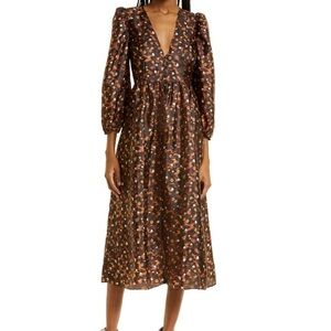 Baum und Pferdgarten Asana Animal Garden Midi Dress US8/38EU